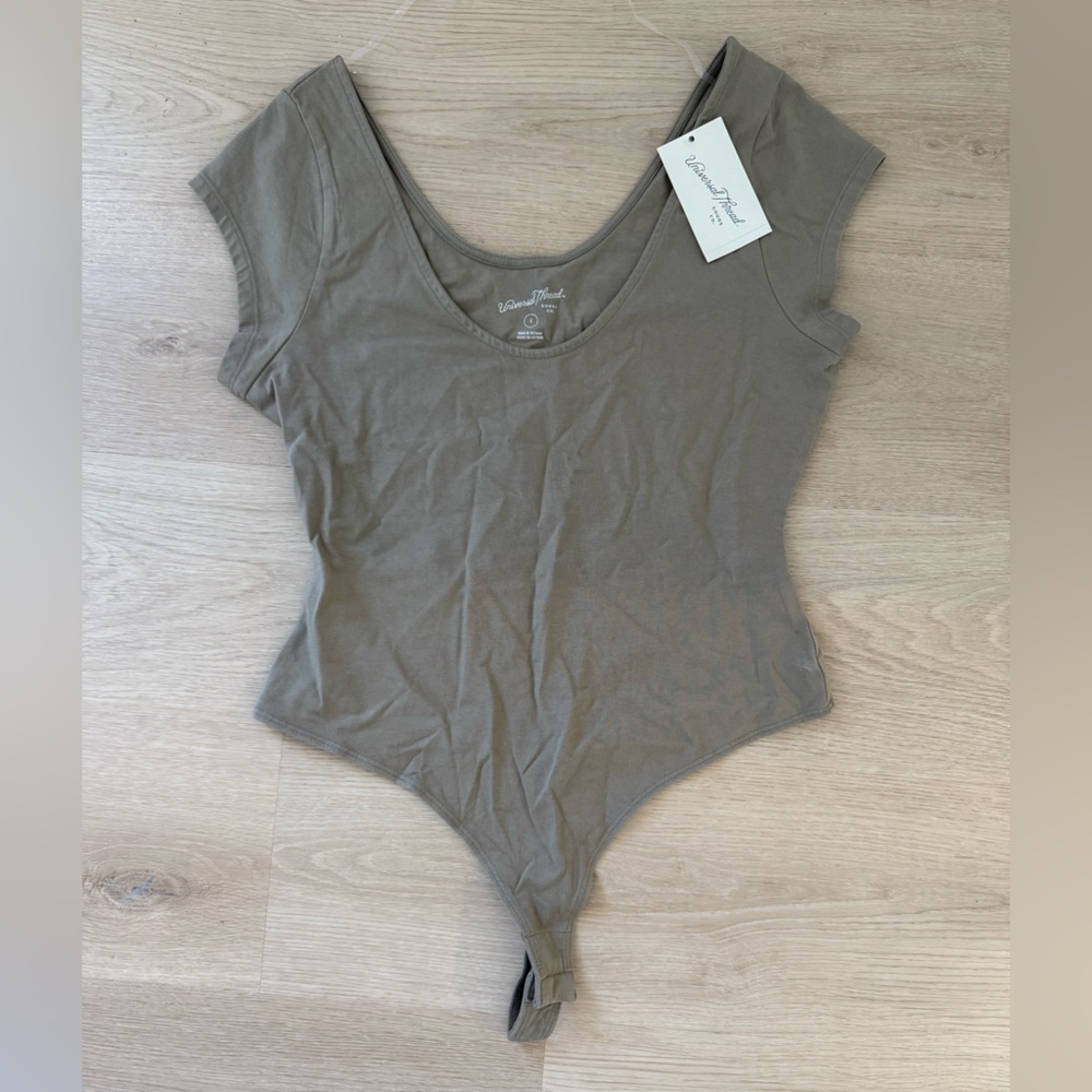 Olive Green One-Shoulder Top